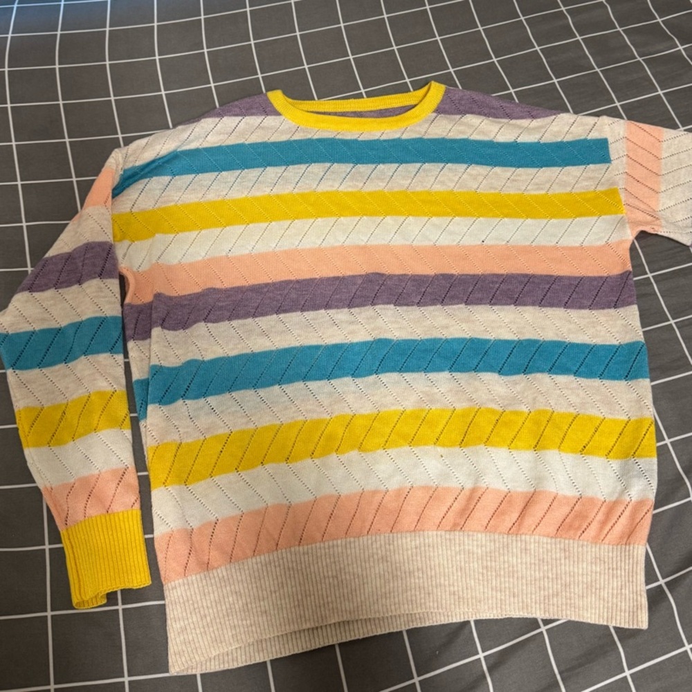 Colorful Striped Sweater